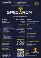 SPECTRON 2K20 Technical Symposium Poster